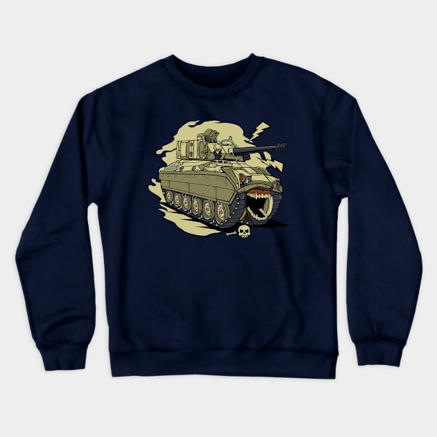 Tank monster Crewneck Sweatshirt by beanbeardy